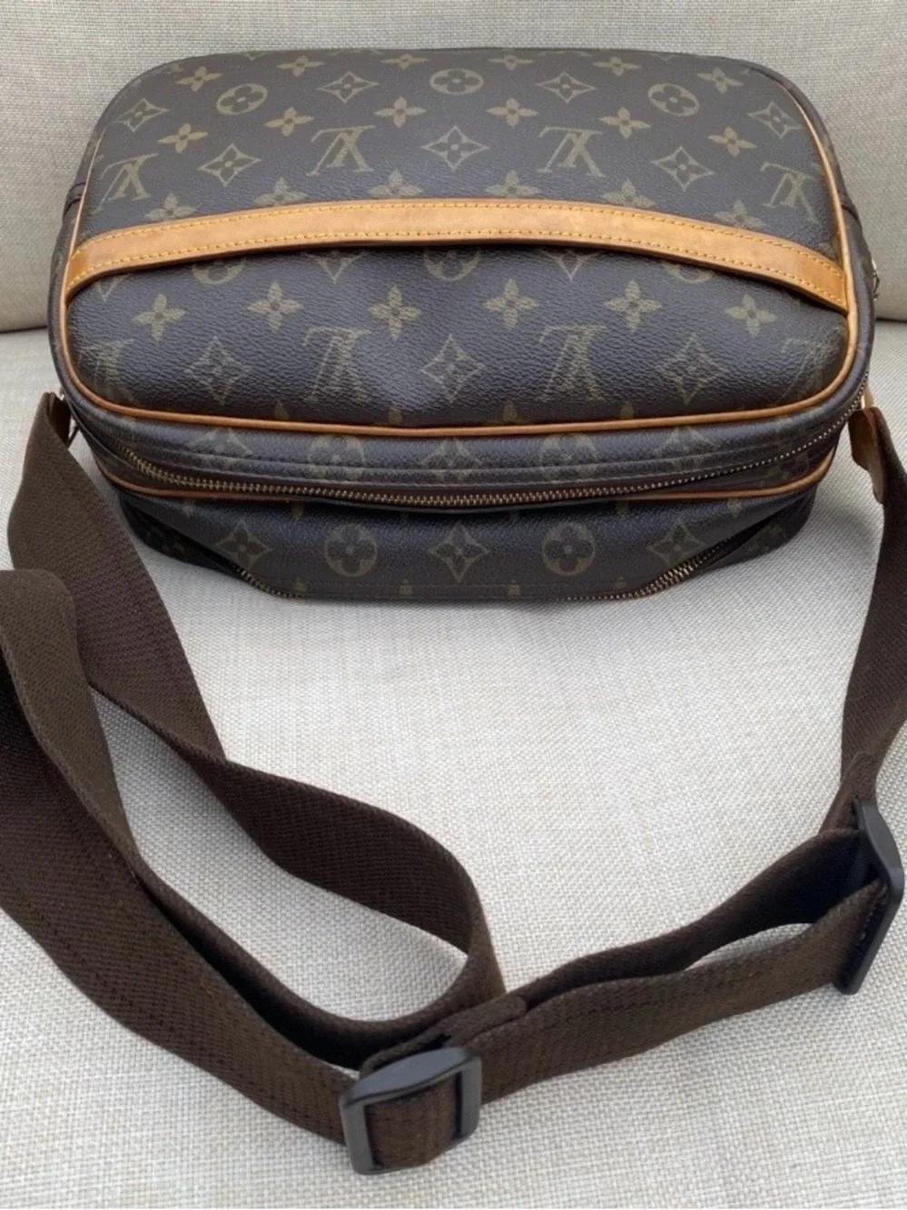 Louis Vuitton Brown Monogram Crossbody Bag